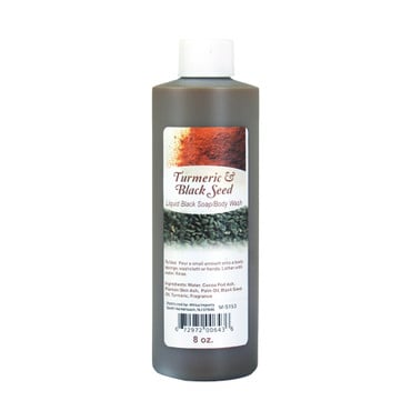Turmeric & Black Seed Liquid Black Soap image 0