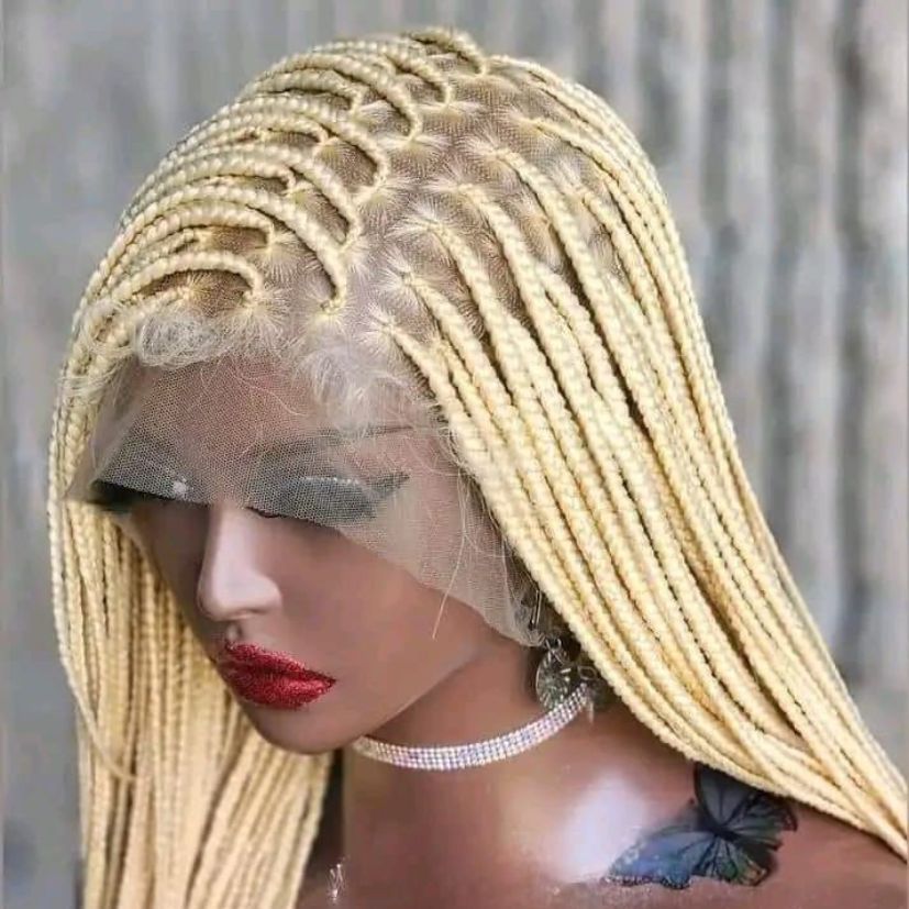HANDMADE BRAIDED WIG - NO.B26 (1.1LBS) image 0