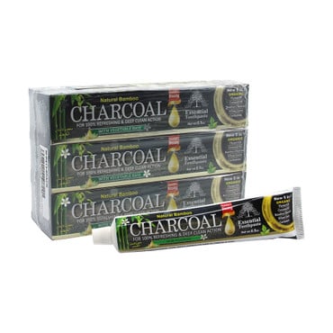 Essential Palace: Natural Bamboo Charcoal Toothpaste - 6 Pack image 0