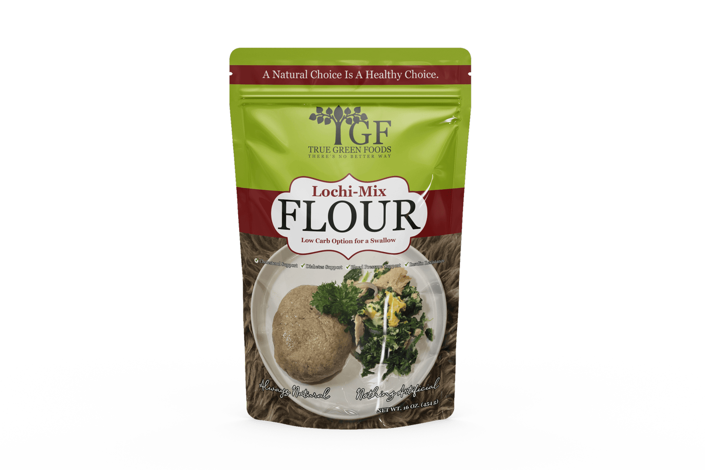 TRUE GREEN FOODS -LOCHI-MIX FLOUR (0.5LBS) image 0