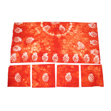 BATIK TABLE SET (2.0LBS) - ORANGE image