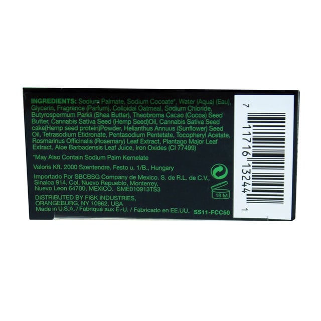 SUNFLOWER: FRESH CANNABIS BLACK HEMP SOAP - 5 OZ. (0.38LBS) image 1
