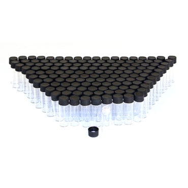Case Of 1 Dram (1/8 oz) Glass Bottles - Case Size = 3,456 image 0
