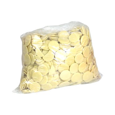 Organic Natural Cocoa Butter Wafers - 5 Lb. Bulk Size image 0