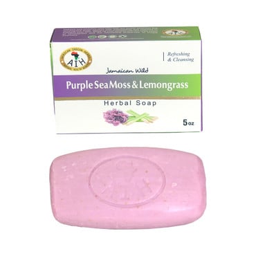 African Indian Herbs (AIH): Purple Sea Moss Soap - 5 oz. image 0