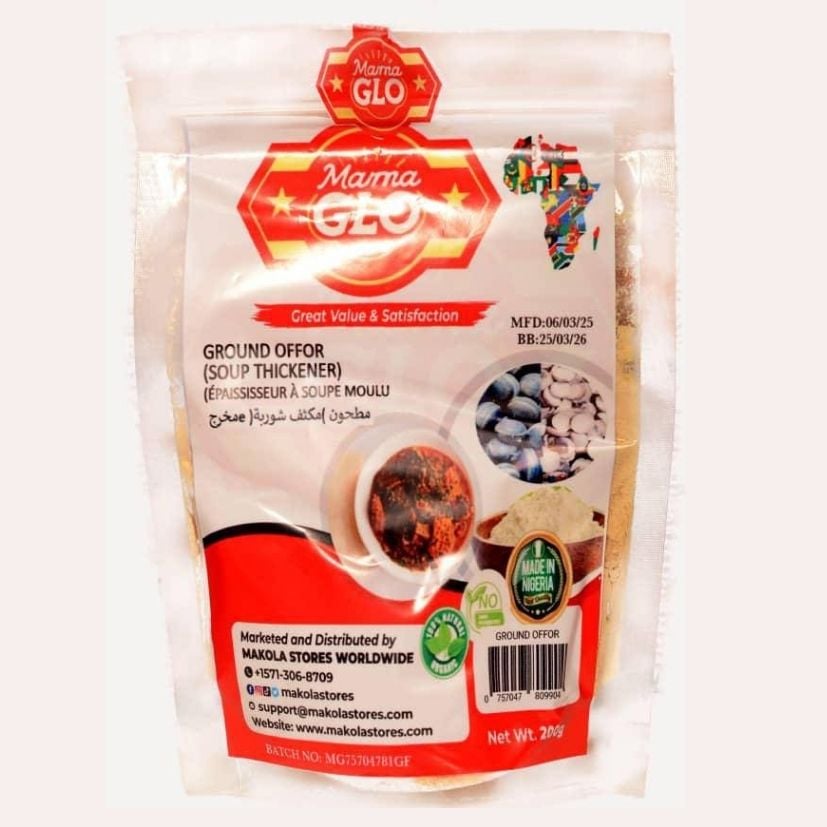 Mama Glo - Ground Offor (Soup Thickener) (200g) image 0