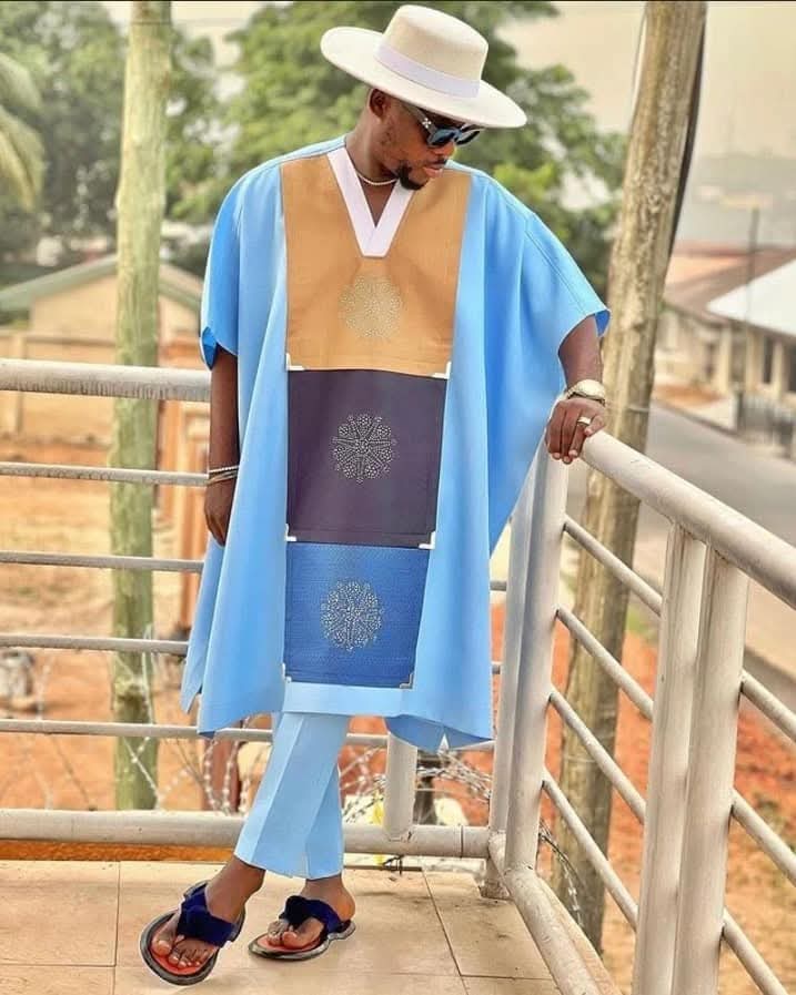 AFRICAN KAFTAN, TRADITIONAL DASHIKI, AFRICAN CLOTHING, MEN'S KAFTAN image 0