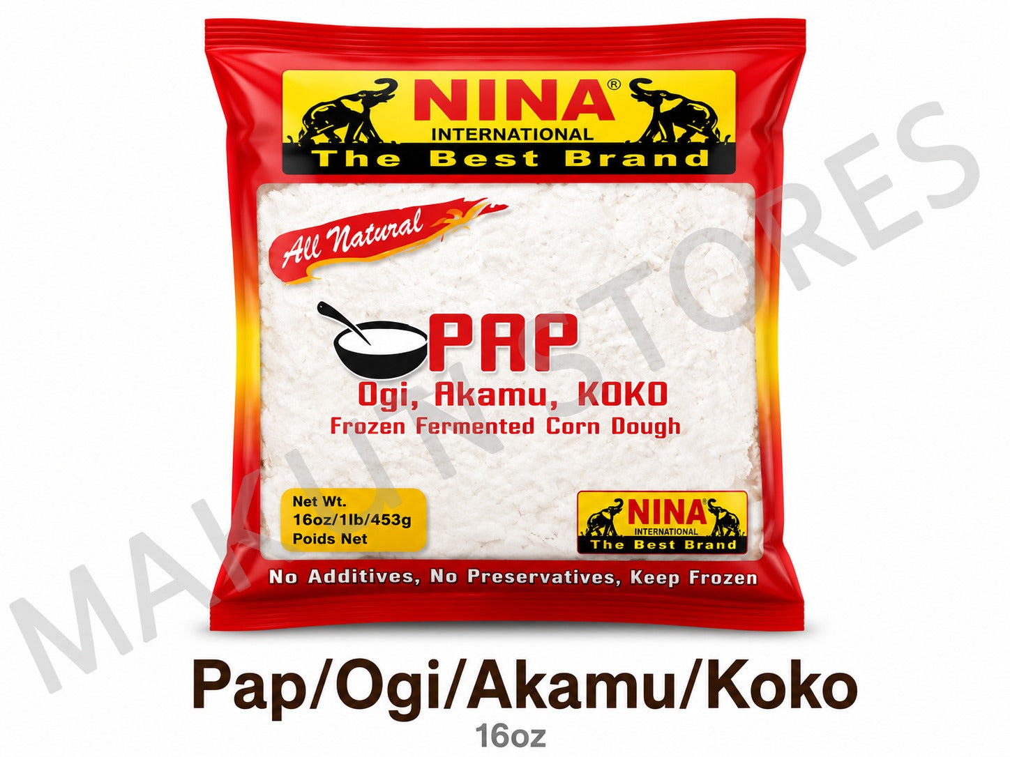 Nina Pap/Ogi/Akamu/Koko 16oz image 0