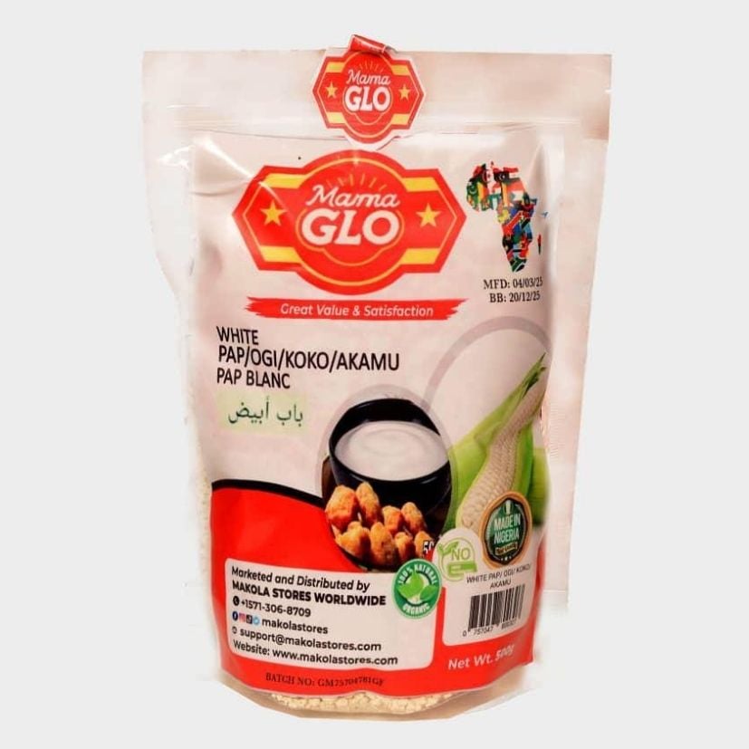 Mama Glo - Dried White Pap/Ogi/Akamu/Koko (500g) image 0
