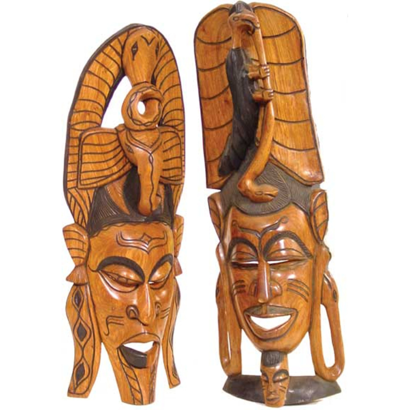 SENEGALISE MAHOGANY GURO MASK 28-31" (10.8LBS) image 0