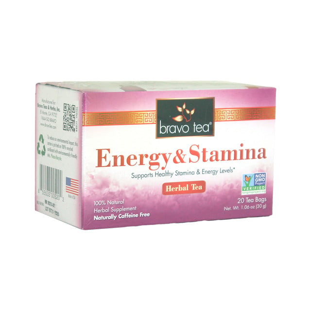 BRAVO TEA - ENERGY & STAMINA TEA - 20 BAGS (0.19LBS) image 0