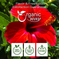 Dried Hibiscus Flower Cut & Sifted (Hibiscus rosa-sinensis) | Herbal Tea | Kosher Certified | Raw, Vegan, Non GMO & Gluten Free | USDA Certified | Origin - India image 4