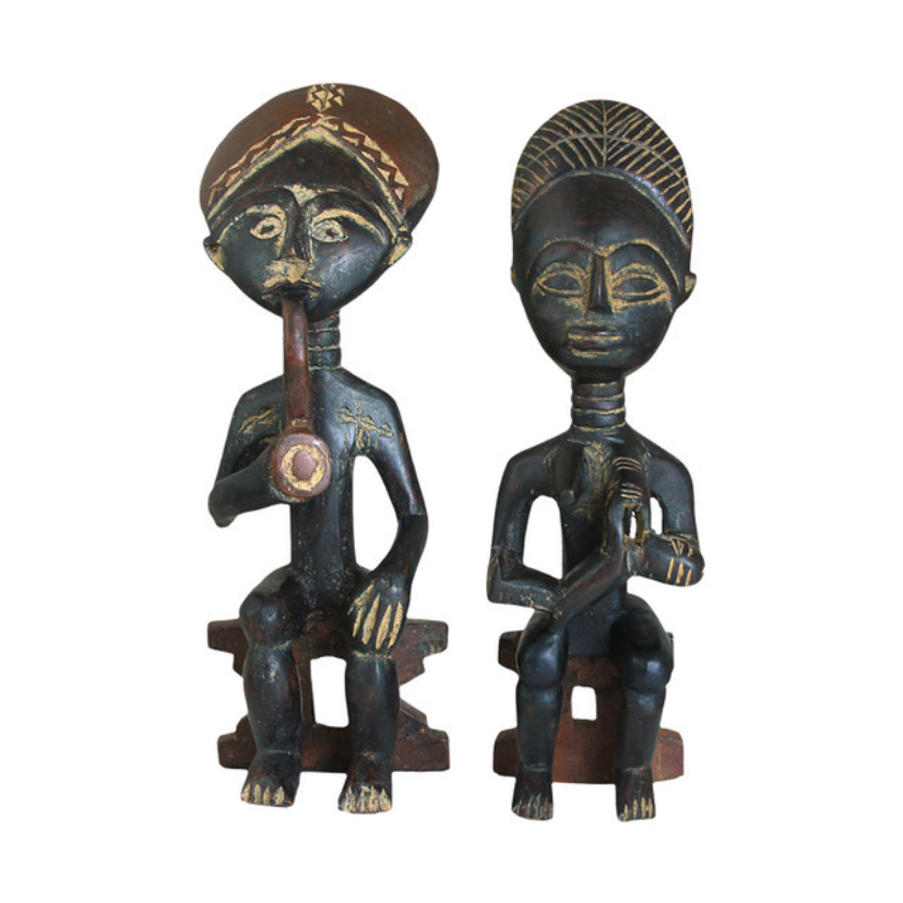 ASHANTI WOOD STATUE (4.0LBS) image 0