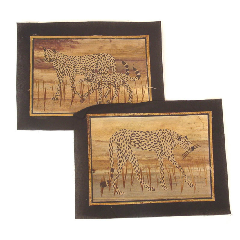 BANANA LEAF PAINTING (0.03LBS) - CHEETAH image