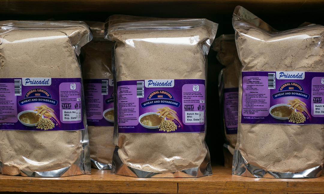PRISCADEL CEREAL LEGUME MIX - WHEAT AND SOYABEANS, 400G image 0
