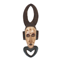 EXTRA LARGE IVORIAN GURU MASK - 25-35" (0.5LBS) - STYLE 1 image