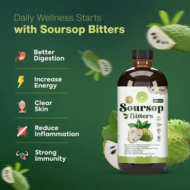 Soursop Living Bitters 480 Mls image 1