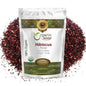 Dried Hibiscus Flower Cut & Sifted (Hibiscus rosa-sinensis) | Herbal Tea | Kosher Certified | Raw, Vegan, Non GMO & Gluten Free | USDA Certified | Origin - India image 0