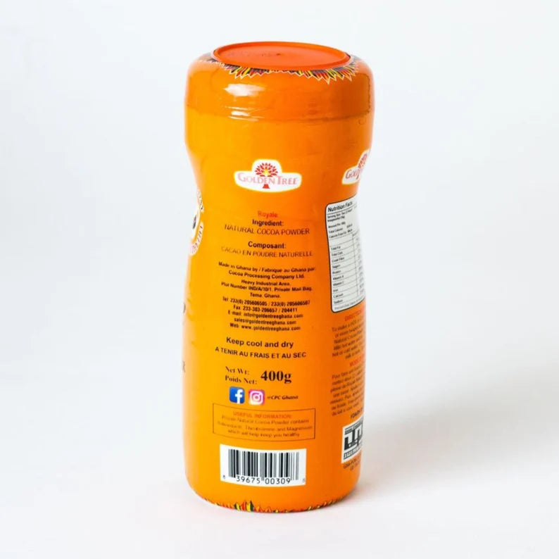 100% Ghana Natural Cocoa Powder (Royale Unsweetened) - 400g image 1