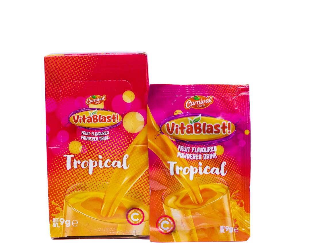 VitaBlast Tropical Fruit Flavored Powdered Drink image 0