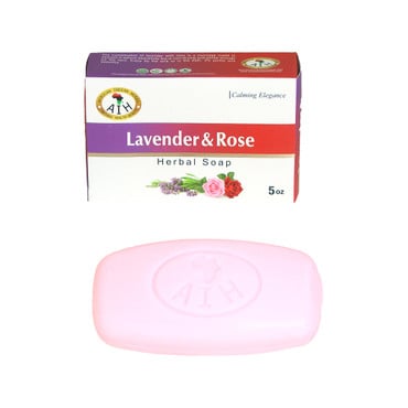 African Indian Herbs (AIH): Lavender Rose Soap - 5 oz. image 0