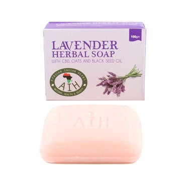 African Indian Herbs (AIH): Lavender Herbal Soap - 3.5 oz. image 0