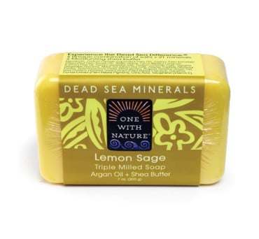 Dead Sea Minerals: Lemon Sage Shea/Argan Soap - 7 oz. image 0