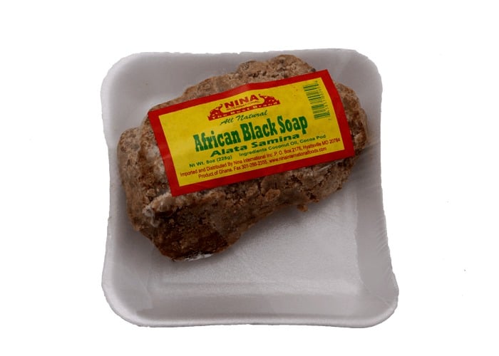 Nina African Black Soap (Alata Samina) 8oz - 12oz - 24oz - 48oz image 0