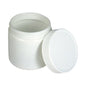 Set of 12 Plastic White Jars - 4 oz. image 0