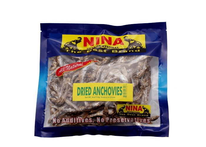 Nina Dried Anchovies 4oz image 0