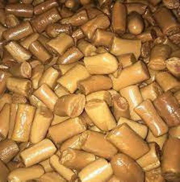 50 PIECES OF GHANA KUBE TOFFEE/NIGERIAN BABA DUDU/COCONUT CANDY (WHOLESALE AVAILABLE) (NANLBS) image 1