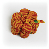 AFRICAN-MADE KENTE COASTER SET (SET OF 5) (0.2LBS) image 2