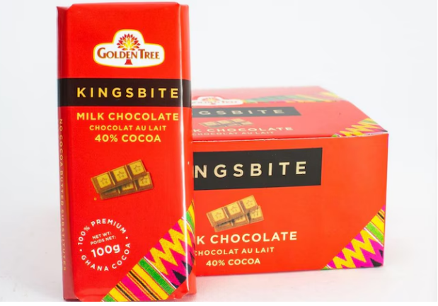 “Mother’s Day Promo” 100g ( Big Size) Golden Tree Milk Chocolate Kingsbite – 40% Ghana Cocoa image 2