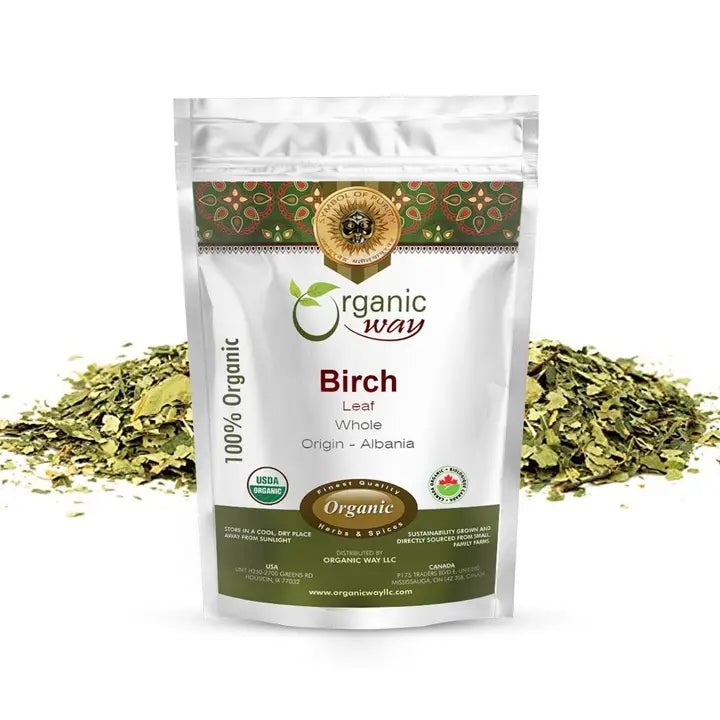 Organic Birch Leaf Whole - Usda Certified | Origin - Albania image 0