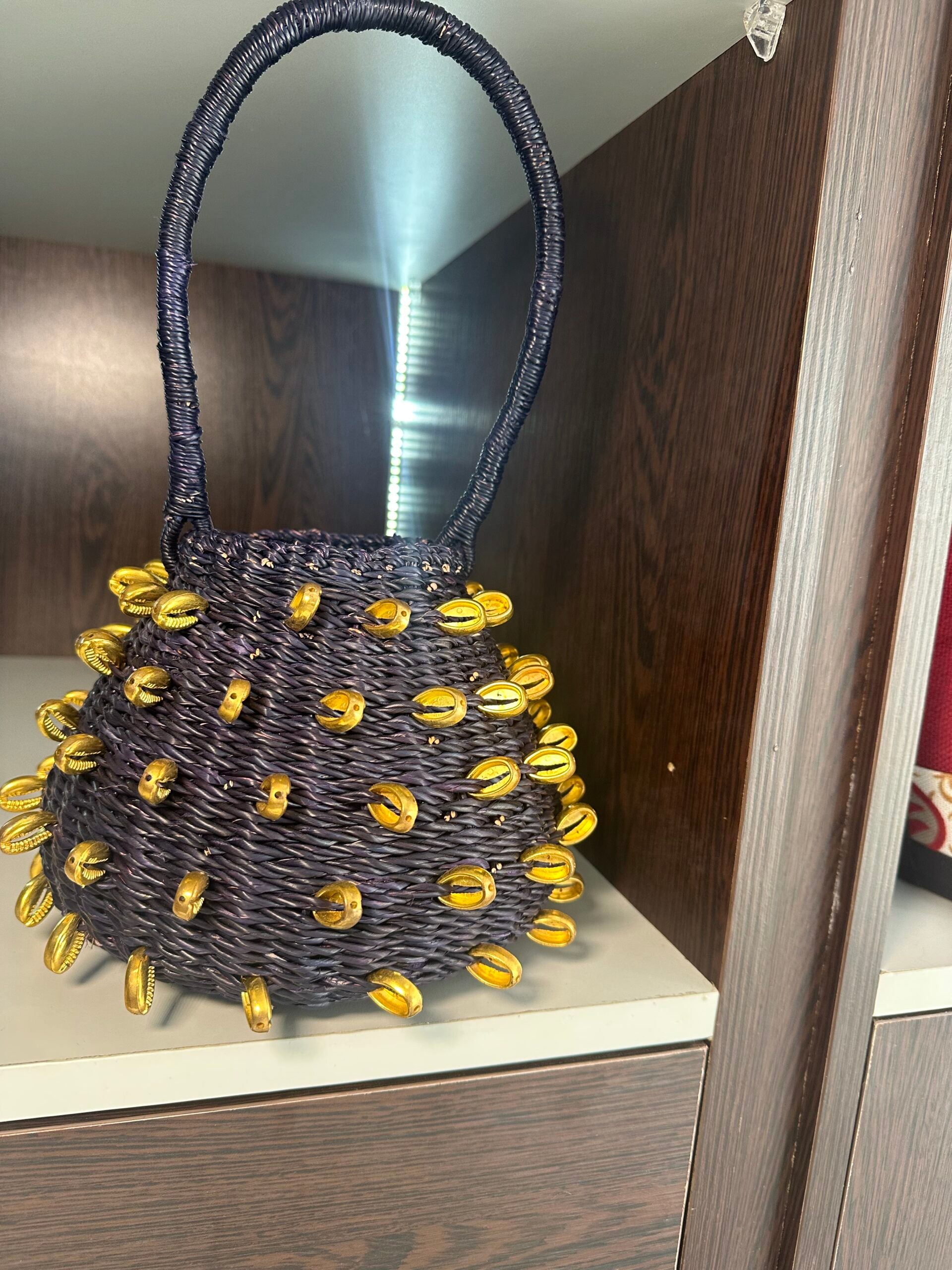 Tipura Yennenga Cowrie Basket Bag image 0