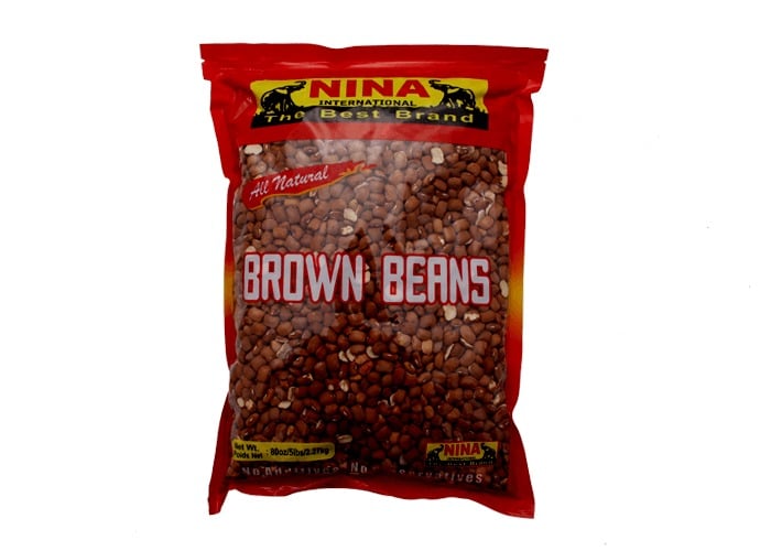 Nina African Brown Beans 24oz - 48oz - 80oz/31lbs - 10 lbs image 0