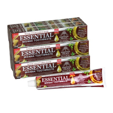 Essential Palace: Honey & Moringa Miswak Toothpaste - Pack Of 6 image 0