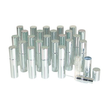 1/3 oz. Spray Bottle: Silver - Set Of 25 image 0