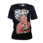 Joy of the Homeland(Black Tee with Colorful Lady in Head Wrap) image 0