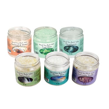 Set Of 6 Scented Dead Sea Salts - 4 oz. image 0