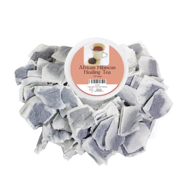 African Hibiscus Healing Tea: 100 Bags (Caffeine Free) image 0