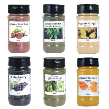 Set Of 6 Herbal Healing Powders image 0