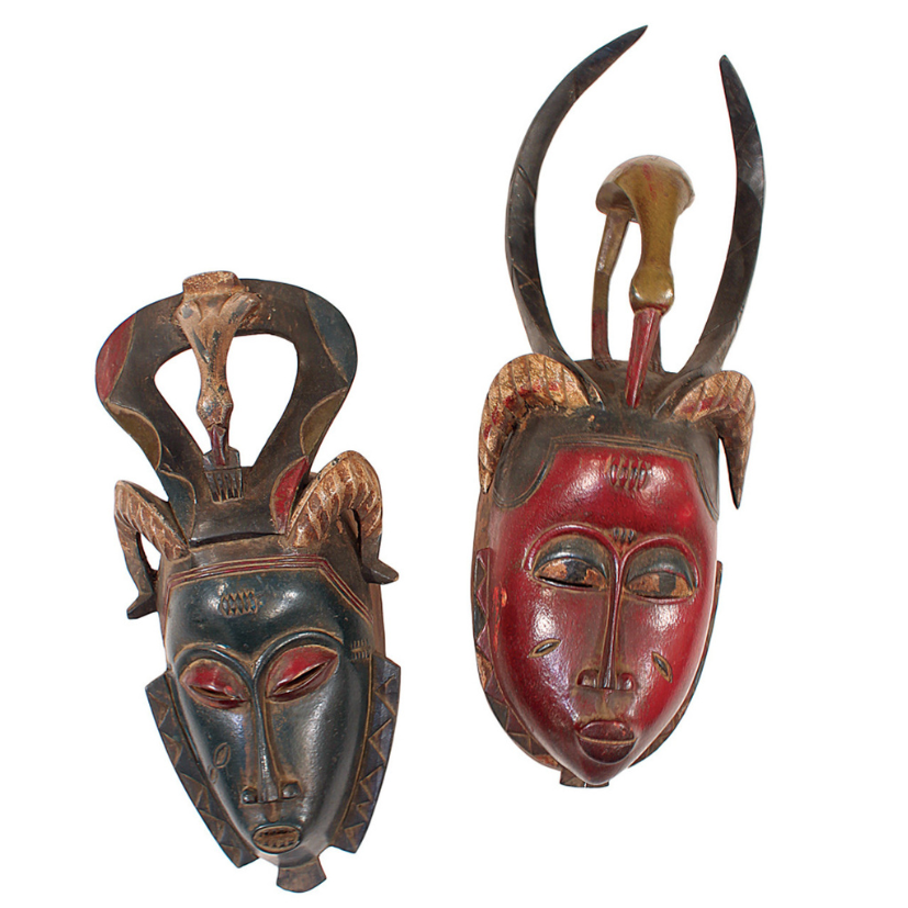 LARGE IVORIAN GURU MASK (0.5LBS) image 0