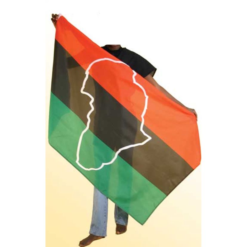 3' X 5' AFRICAN AMERICAN FLAG (0.13LBS) - MAP image