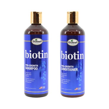 Difeel: Elevated Biotin Pro-Growth Shampoo & Conditioner Set image 0