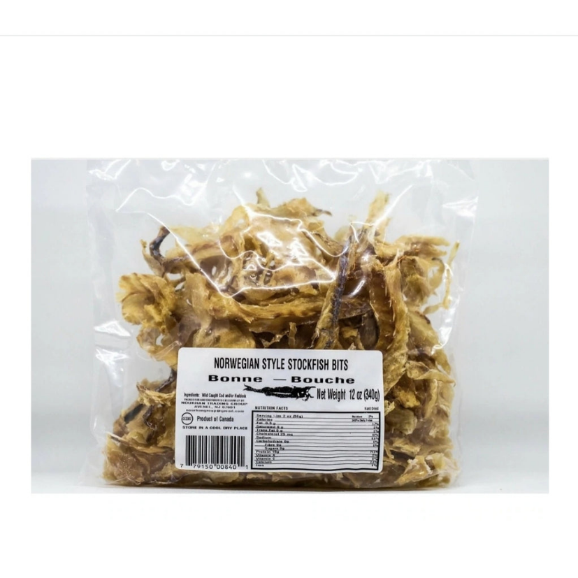BONE-IN STOCKFISH BITS (0.8LBS) image 0