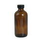 8 oz. Amber Glass Bottle - Set Of 6 image 0