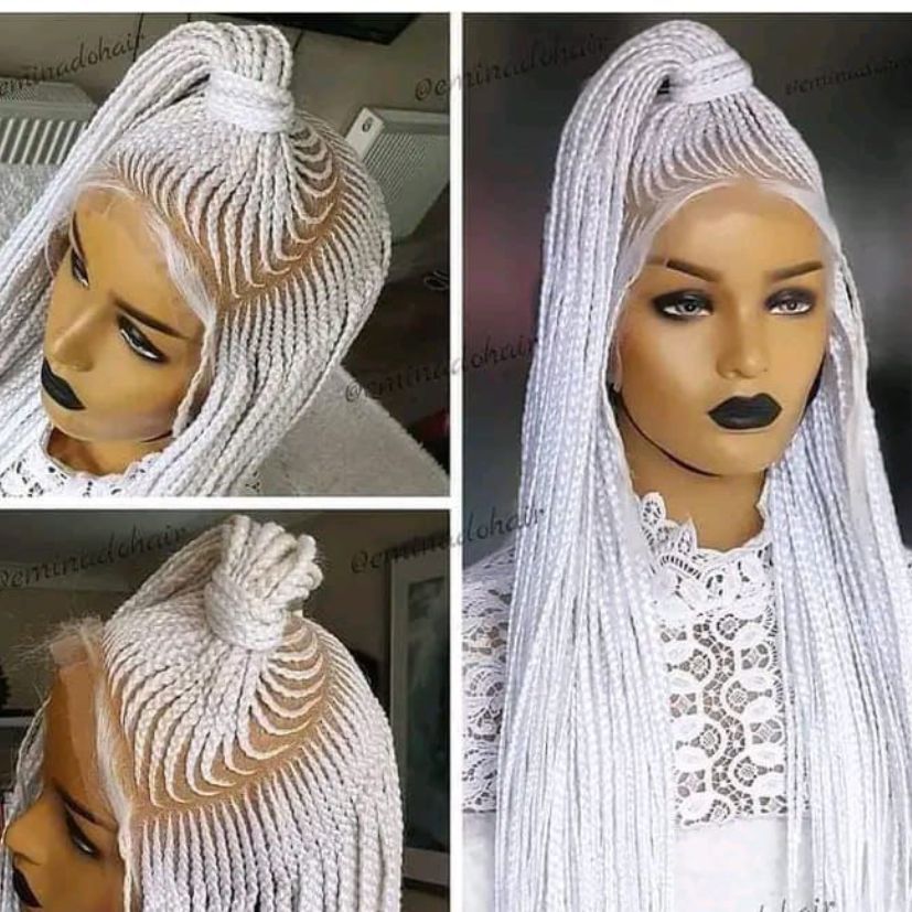 HANDMADE BRAIDED WIG - NO.B17 (1.1LBS) image 0