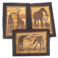 BANANA LEAF PAINTING (0.03LBS) - GIRAFFE image