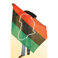 3' X 5' AFRICAN AMERICAN FLAG (0.13LBS) - MAP image